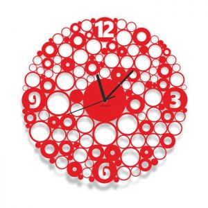 Dekoracyjny zegar ścienny Urlik Design Ring