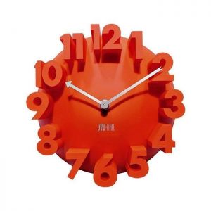 Zegar ścienny JVD, H89.2 , pomarańczowy