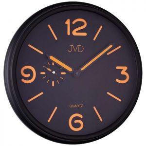 Zegar ścienny JVD, HA11.2 pomarańczowy