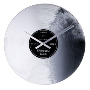 Zegar ścienny Nextime Silver Record
