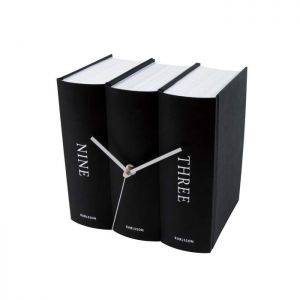 Zegar stojący Karlsson Book Paper KA4283, czarny