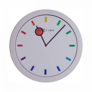 Zegar ścienny Nextime Color Change, kreski