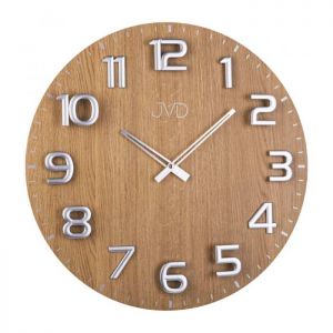 Zegar ścienny JVD HT075.1, dąb