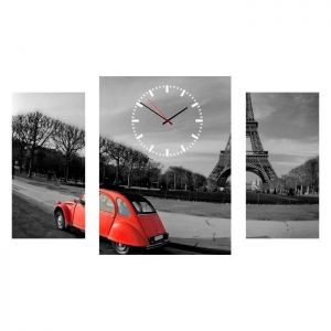 Zegar ścienny - obraz 4MyArt Paryż II, 95 x 60cm