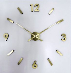 Zegar ścienny naklejany JVD HW53.7, złoty
