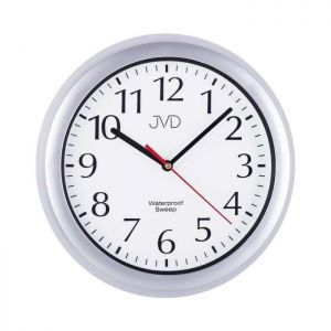 Zegar ścienny JVD, SH494.1, srebrny