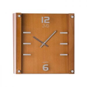 Zegar ścienny drewniany JVD N1176.41, olcha