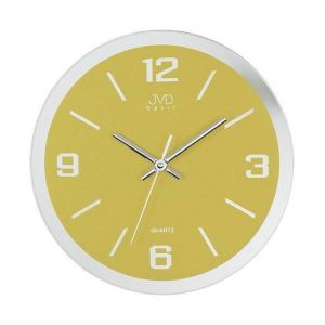 Zegar ścienny JVD, N27033.2, limonkowy