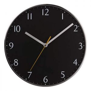 Zegar ścienny JVD, H 96.2, czarny