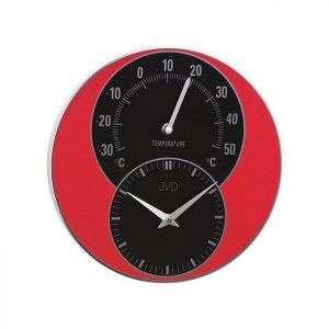 Zegar ścienny JVD z termometrem, HW35.1