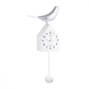 Zegar ścienny z wahadłem i ptakiem JVD, HB02